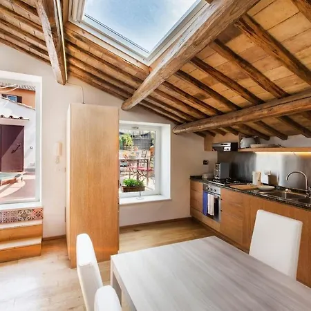 Penthouse Pantheon With Terrace 2br 2ba
