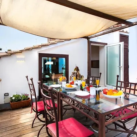 Apartment Penthouse Pantheon With Terrace 2br 2ba Rome